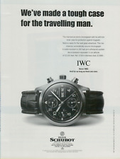 1999 IWC International Watch Co Tough Case Travelling Man  Vintage Print Ad x picture