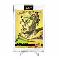 MARTIN LUTHER Sola Fide Art Card 2023 GleeBeeCo Holographic #M124 *GOLD* 1/1 picture