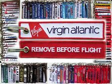 Keyring Virgin Atlantic keychain tag picture