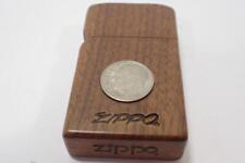 40846 ZIPPO 1985 Wooden Coin Lighter picture