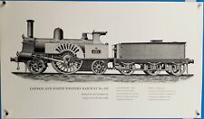 19C England Steam Train Locomotive Series #531 ‘Lady of the Lake’  Reprint picture