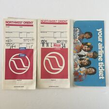 Vintage 1977 Northwest Orient Airlines Ticket Holder picture
