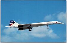 Airplane BAE/Aerospatiale Concorde 102 G-BOAC c/n 204 British Airways Postcard picture