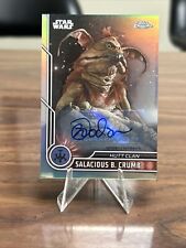 2023 Topps Chrome Star Wars Mark Dodson as Salacious B. Crumb Autograph Auto #46 picture