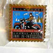 2000 Harley Davidson Pin HOG Milwaukee Annual Rally Motorcycle Jacket Vest Pin picture