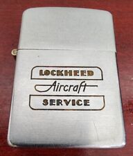 VINTAGE LOCKHEED AIRCRAFT SERVICE PAT. 2032695 BRADFORD,PA. USA ZIPPO LIGHTER picture