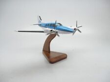 Baron 58 Beech KLM Airplane Desktop Mahogany Kiln Dried Wood Model Small New picture