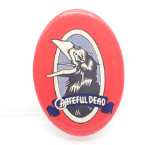 Greatful Dead Crow Vintage Button picture