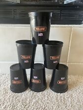 Original YELLOW FREIGHT  Set Of 6 Cups - Sales Rep Promotional Product picture