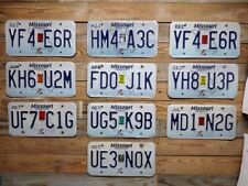 Missouri 2019 Expired Lot of 10 craft condition License Plates Tags YF4 E6R picture