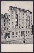 UDB Postcard HOTEL KERNAN Baltimore Maryland Mint Condition picture