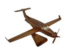PC12 Pilatus Mahogany wood Desktop Airplane model picture