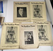 Vintage Political Magazines Republican Woman 1920s picture
