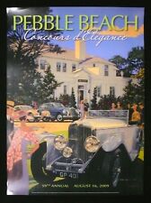 2009 SIGNED Pebble Beach Concours Poster BENTLEY Bill HARRAH ATALANTE ROWE picture