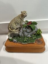 National Geographic Wildlife Collection Leopard San Francisco Music Box Ltd. Ed picture