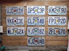 Missouri 2019 Expired Lot of 10 craft condition License Plates Tags UJ0 Y3Y picture