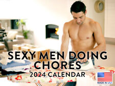 Sexy Men Doing Chores 2024 Wall Calendar picture