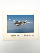 The 1967 CENTURIONS from Cessna Brochure Vintage picture