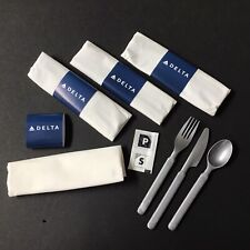 Delta Air Lines Inflight Cutlery Set - Set of 4 - Cabin Service Silverware picture