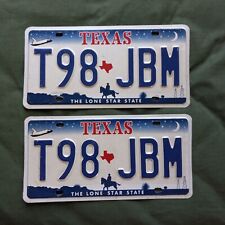 PAIR 2000s Texas License Plates - 
