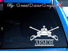 Armor Military Tank -Vinyl Decal Sticker -Color Choice -HIGH QUALITY picture