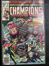 THE CHAMPIONS #17 Jan 1978 Ghost Rider Black Widow Angel Sentinels Final Issue picture