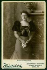 S11, 033-11, 1890s, Cabinet Card, Marie Burroughs (1866-1926) Am. Stage Actress picture