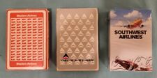 VTG • Lot of Airline Playing Card Decks • All Complete • 2 Open / 1 Sealed picture