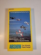 Airshow The Ultimate Power Surge - The True Top Gun - VHS Airplane /Flight Tape picture