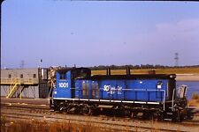 SCF-Lewis Clark MP15 #1001 Train Locomotive 35mm Slide Railroad            picture