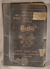 Rare Vtg WWII Curtiss Wright Corp Helldiver SB2C Service Mechanic's Handbook  picture