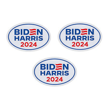 (3-Pack) Joe Biden Kamala Harris 2024 Magnet, New Updated Logo For 2024, 6