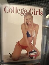 2002 Playboy Collectors Cards “College Girl’s” Black Binder Set w/COA #037/125 picture