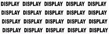 2in x 0.5in Display Vinyl Stickers Business Signs Labels Decals picture
