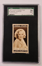 1937 Lloyd Cigarettes Cinema Stars #5 MIRIAM HOPKINS SGC 9 MINT picture