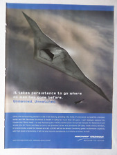 8/2005 PUB NORTHROP GRUMMAN UAV J-UCAS X-47B NAVY USAF DRONE ORIGINAL AD picture