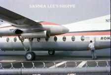 Kodachrome Slide 1961 Bonanza Airlines Fairchild F-27A Silver Dart #70 picture