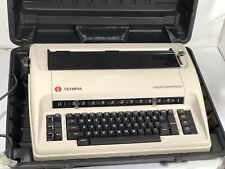 Vintage Olympia Report Electric Portable Typewriter With Case Made In Japan Rare picture