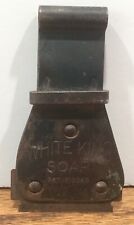 1930s WHITE KING FABRIC SOAP LAUNDRY METAL PAINT SCRAPER DEALER PROMO picture