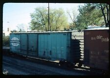 Railroad Slide - New York Central #85382 Box Car 1976 Westmont Illinois Freight picture