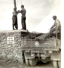 Korean War Era Soldiers Fixing Communications 88th Infantry Military Photo picture