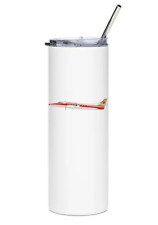 Continental Express Metroliner Stainless Steel Water Tumbler with straw - 20oz. picture