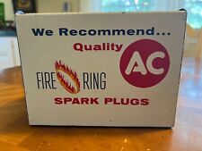 C1960 AC Spark Plugs Fire Ring Metal Catalog Rack Stand w catalogs and holders picture