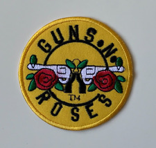 7.5 cm - Guns N' Roses Iron On Sew On Embroidered Patch Badge Rock- Yellow picture
