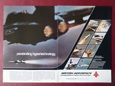 10/1984 PUB BRITISH AEROSPACE ALARM MISSILE RAPIER ASRAAM SERA DART ORIGINAL AD picture