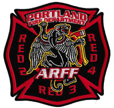 Portland Maine International Airport Aircraft Rescue Red 2-3-4 Fire NEW Patch  picture