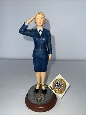 US Air Force Female Figurine THE SALUTE Vanmark American Heroes Military Collect picture