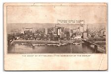 Antique Early 1900s - Heart of Pittsburgh, Pennsylvania Postcard (UnPosted) picture