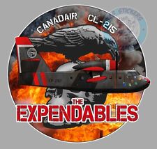 CANADAIR CL-215 THE EXPENDABLES STALLONE FILM USA STATHAM STICKER CD110 picture