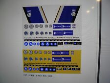 Big City New York MTA Railcar Variety Set  1:87   For 6 inch rail cars  Decals picture